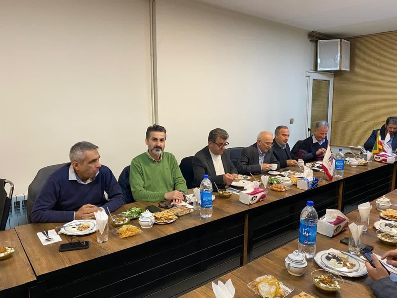 جلسه مشترک هیئت مدیره های فدراسیون ماشین سازی و اتحادیه کشوری آسانسور پله برقی