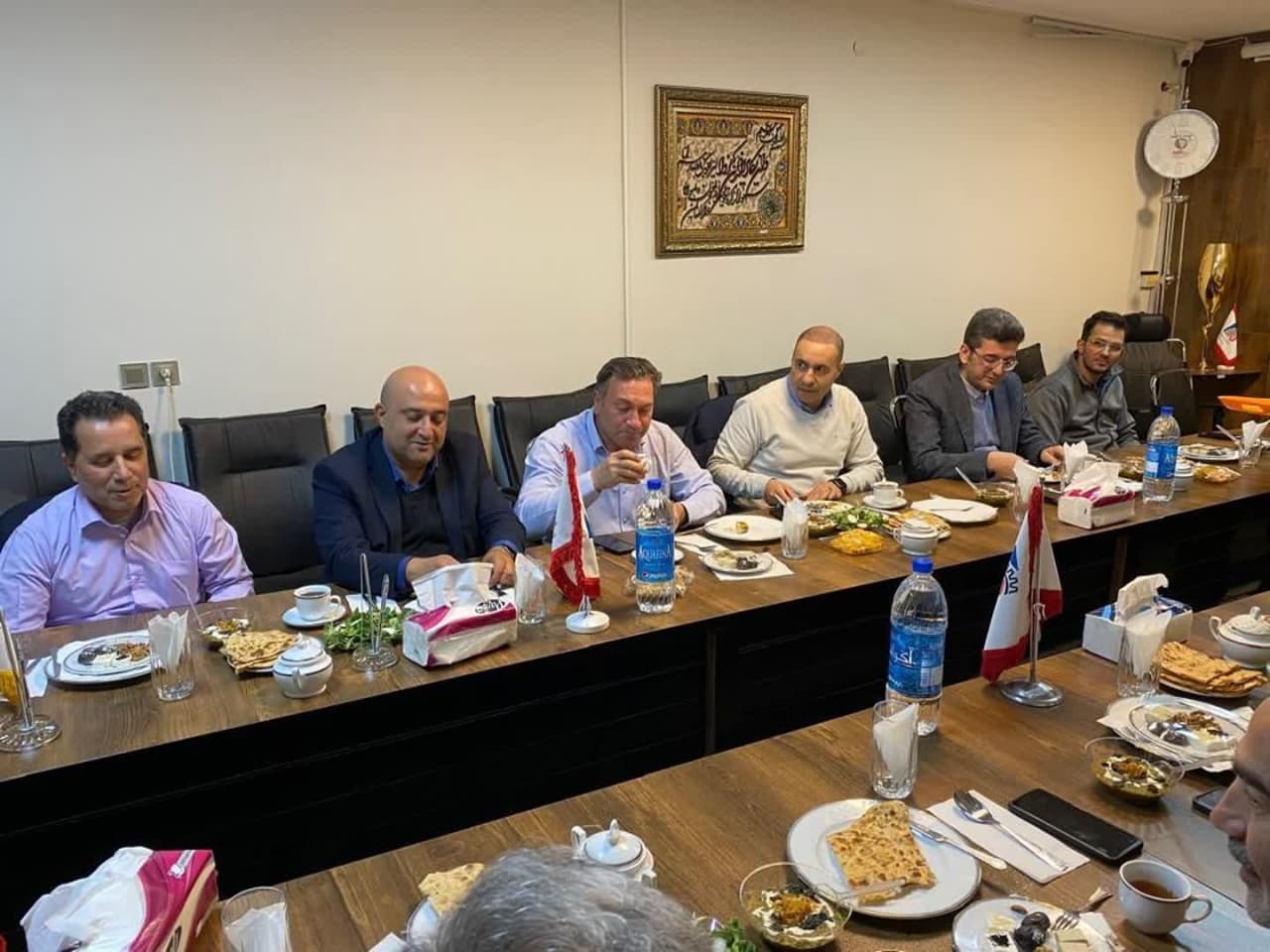 جلسه مشترک هیئت مدیره های فدراسیون ماشین سازی و اتحادیه کشوری آسانسور پله برقی